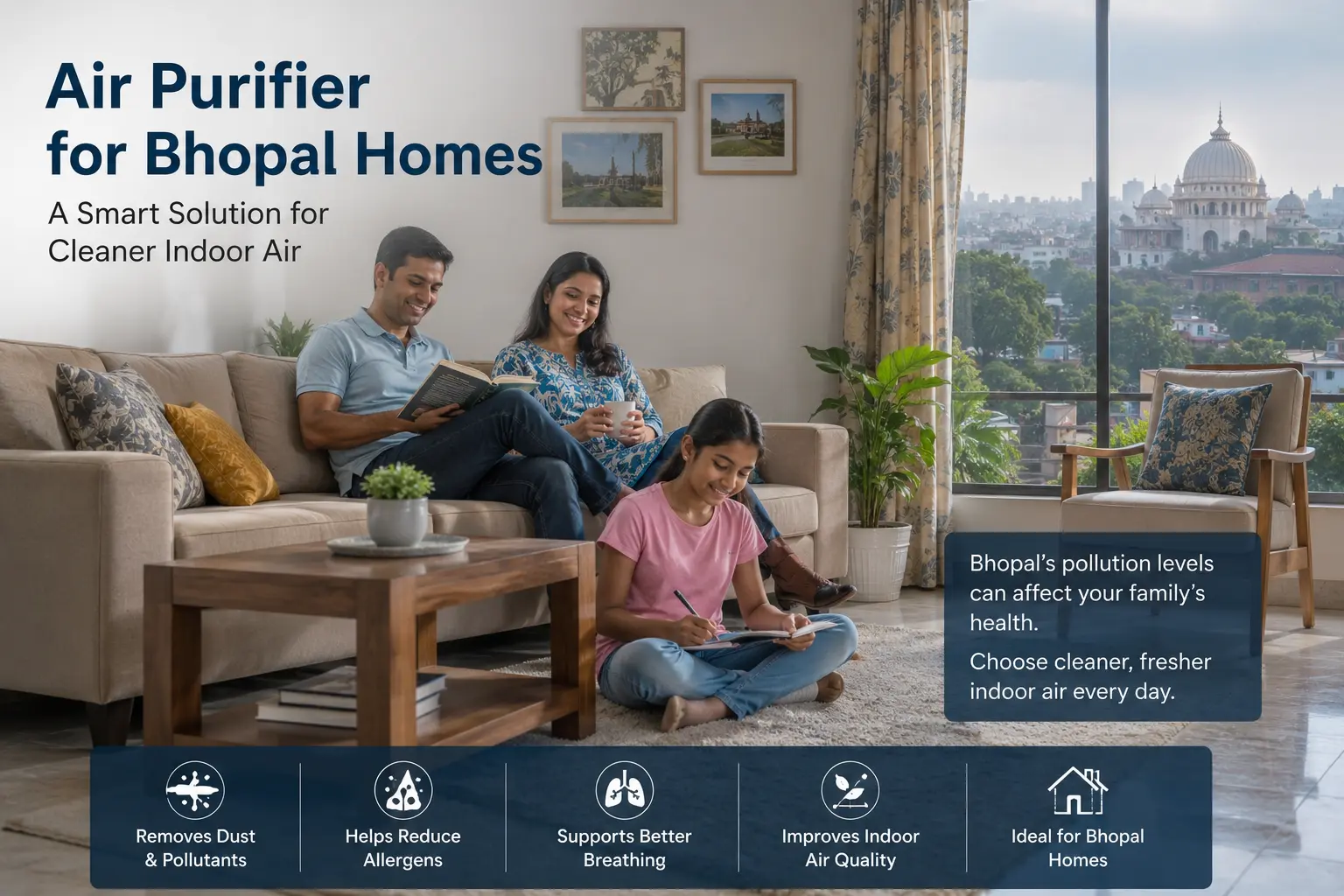 Air Purifier for Bhopal Homes – A Smart Solution for Cleaner Indoor Air