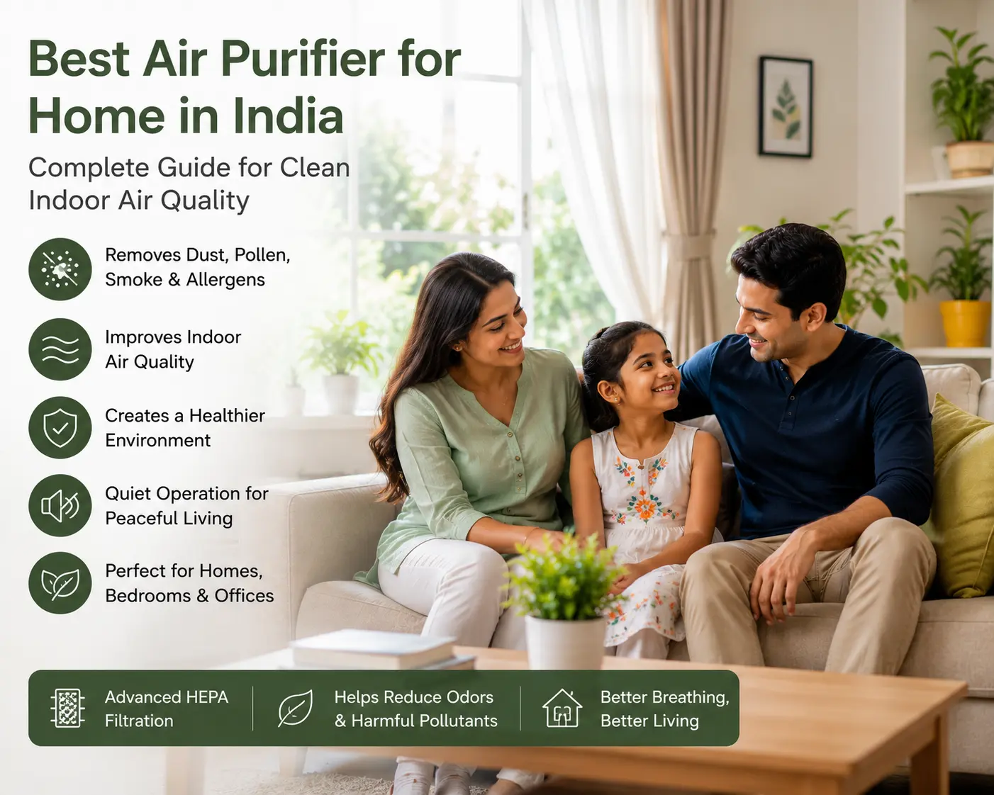 Best Air Purifier for Home in India – Complete Guide for Clean Indoor Air Quality