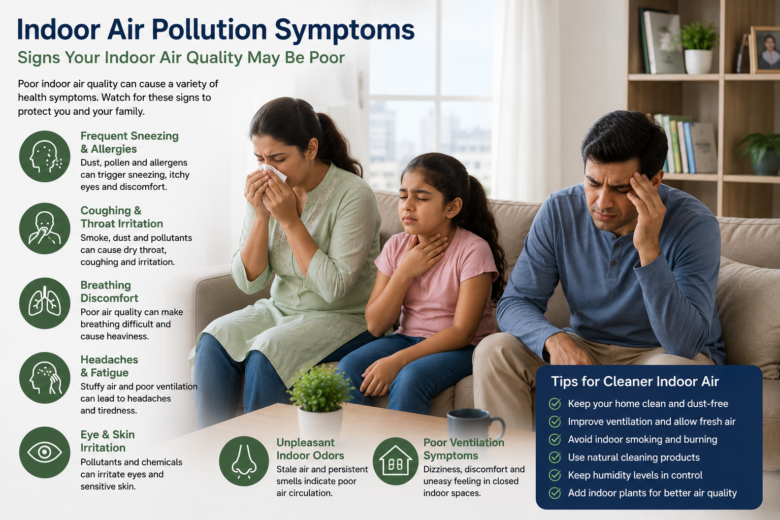 Indoor Air Pollution Symptoms – Signs Your Indoor Air Quality May Be Poor