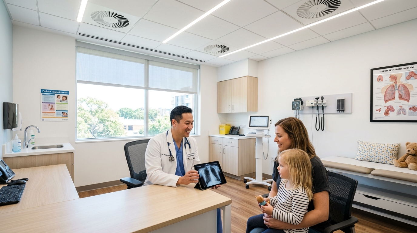 Pediatric and Chest Consultation Clinic Environment